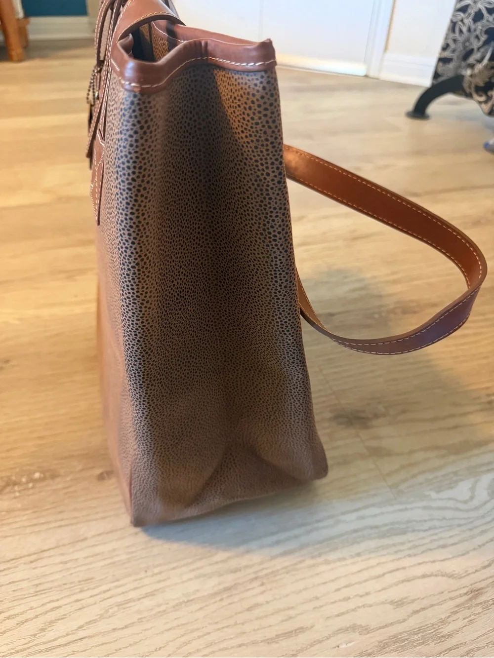 Seven Seas Voyager 2006 Brown Textured Tote Bag | Cruise Travel Souvenir